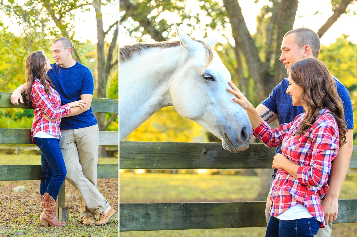 Horse decided to join us for some Engagement photos