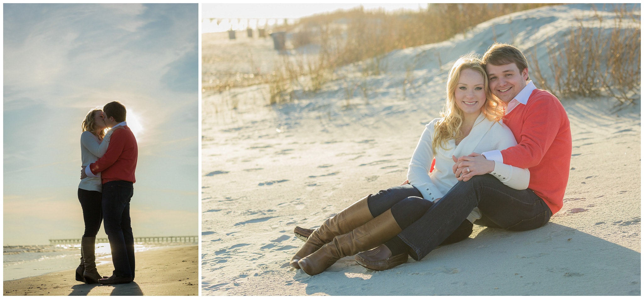 Myrtle Beach engagement photography by on the beach-5
