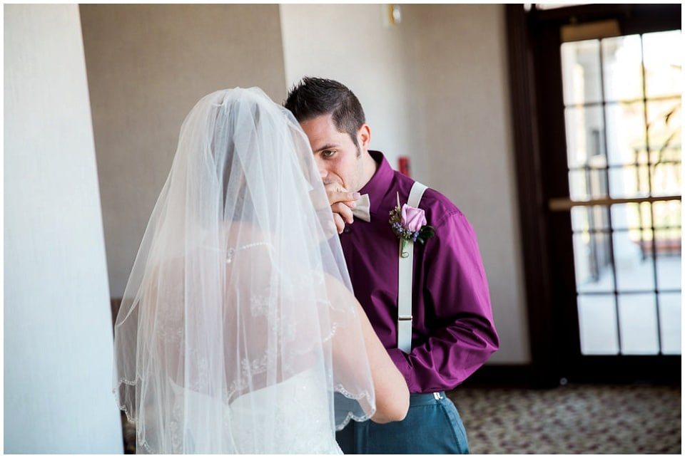 Groom kissing the bride's hand - Grande Dunes ocean club, Myrtle Beach wedding-36.JPG