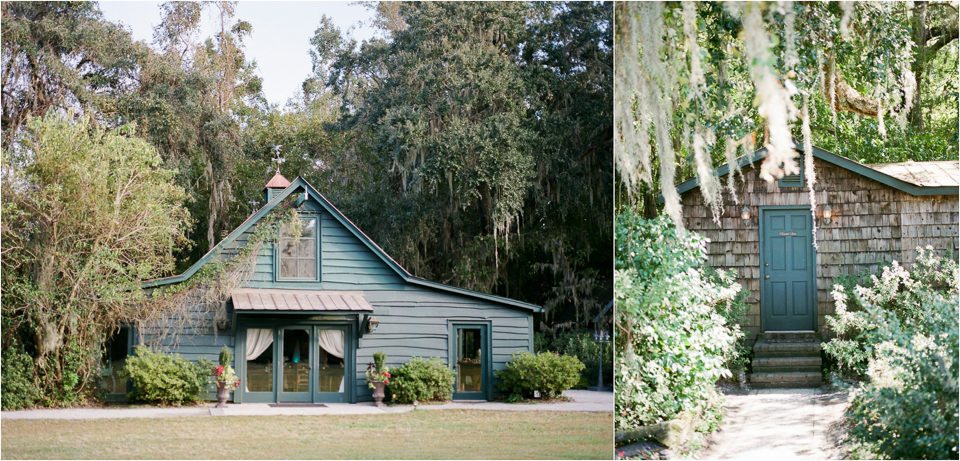 Carriage house of Magnolia plantation and Gardens
