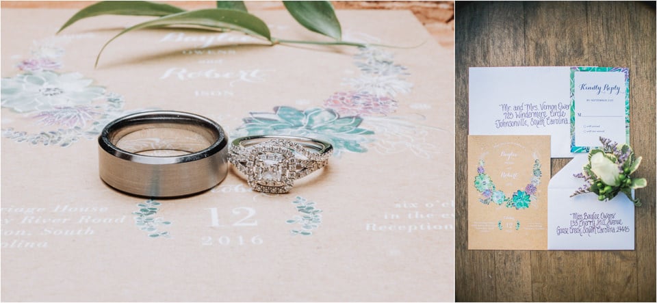 ring and invitations
