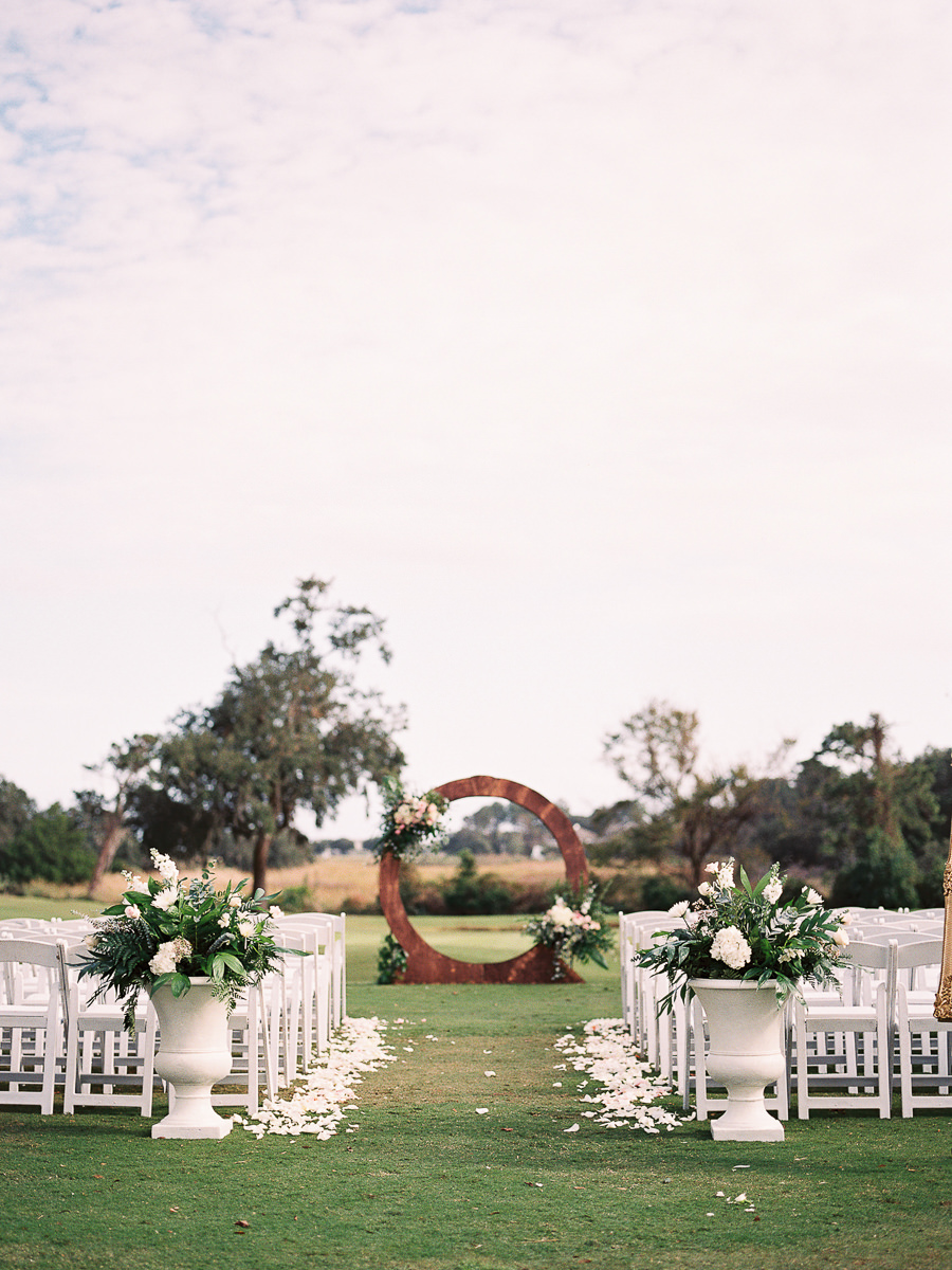 wedding isle at Pawleys plantation