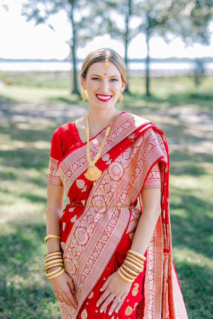 Bride ready for the Indian ceremony