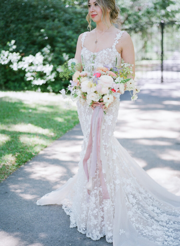Bridal Portrait in front of the gates